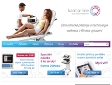 Tablet Screenshot of kardioline.cz